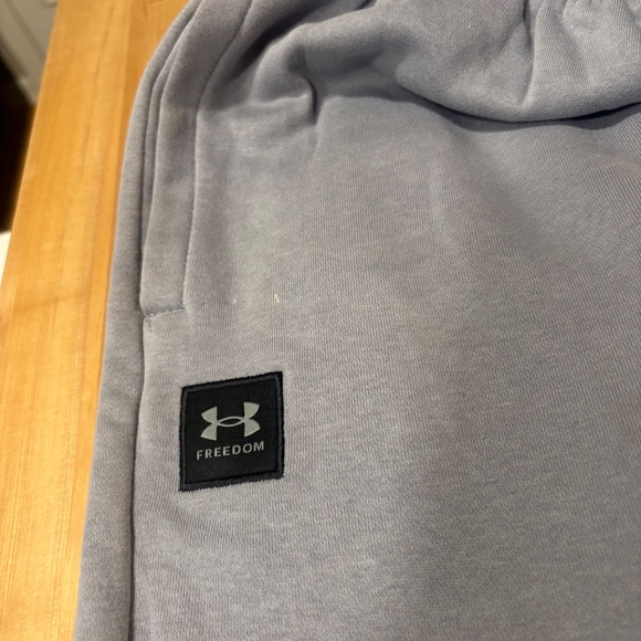 Men’s Under Armour Freedom Rival Fleece Joggers – Size Small – Grey - Picture 4 of 7